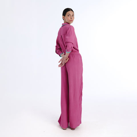 Belira pink plains trouser
