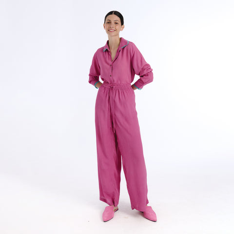 Nunus pink plains blouse
