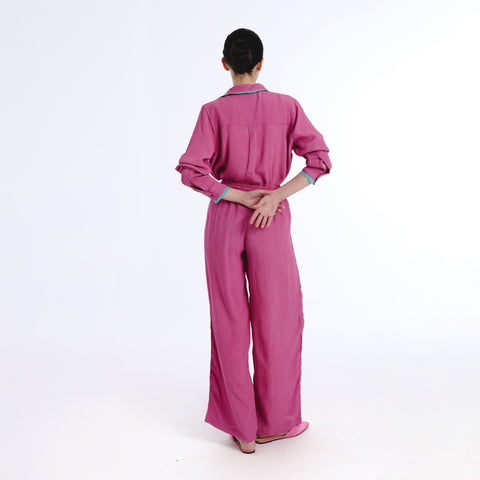Nunus pink plains blouse