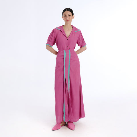 Jada pink plains blouse