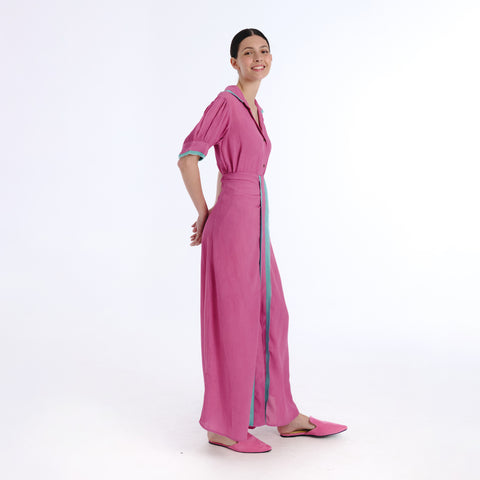 Jada pink plains blouse
