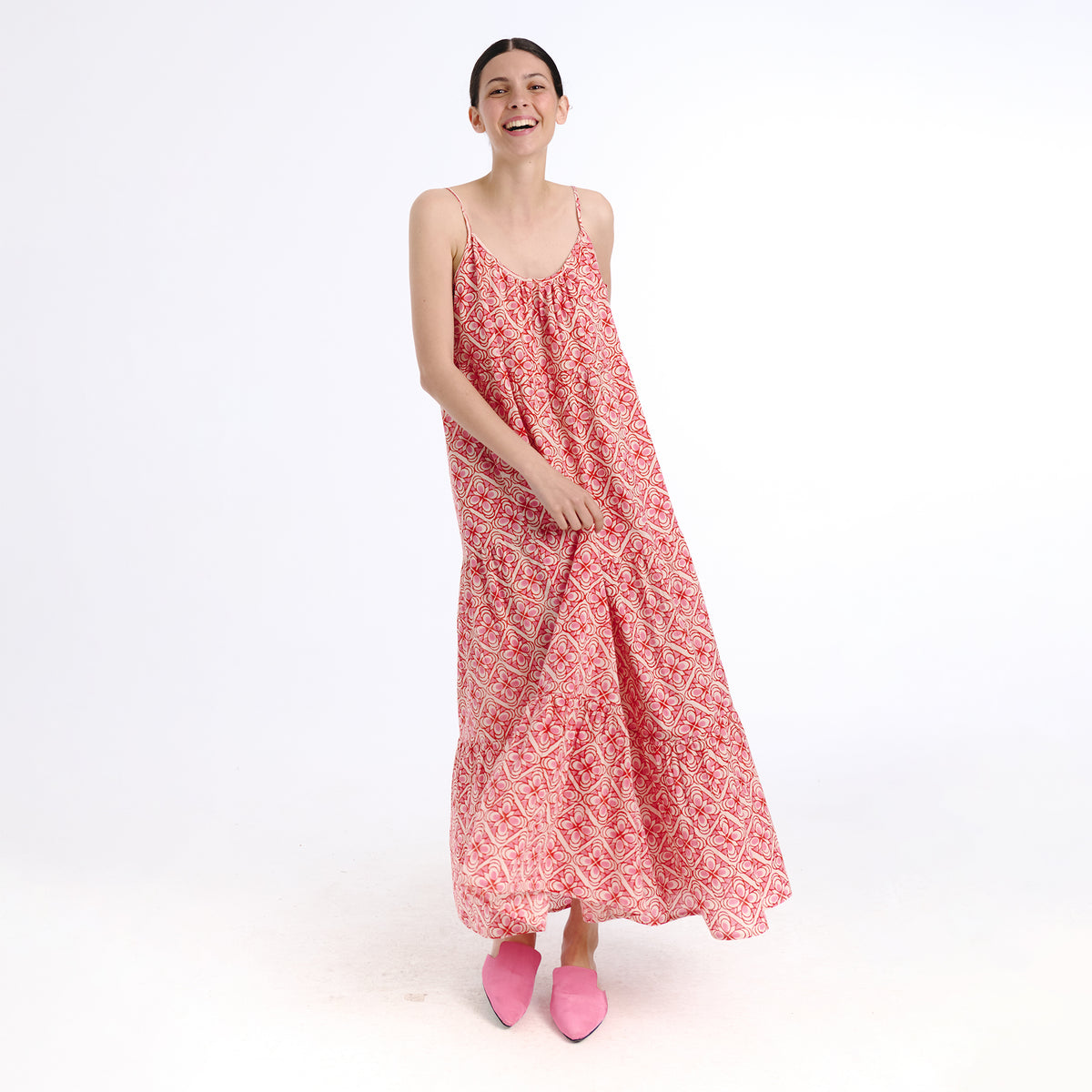 Opalo pink trebol dress
