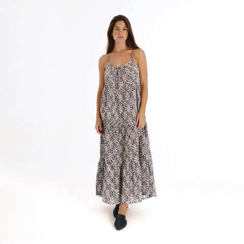 Opalo brown trebol dress