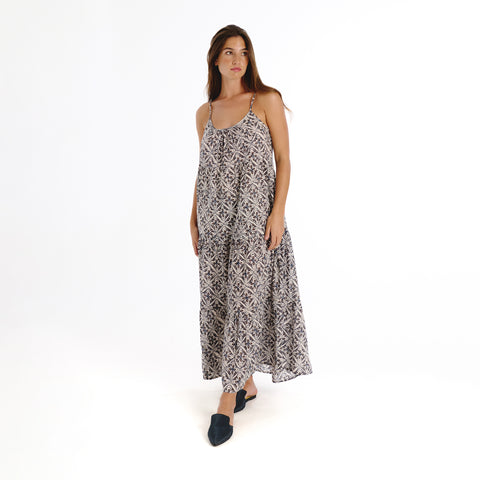 Opalo brown trebol dress