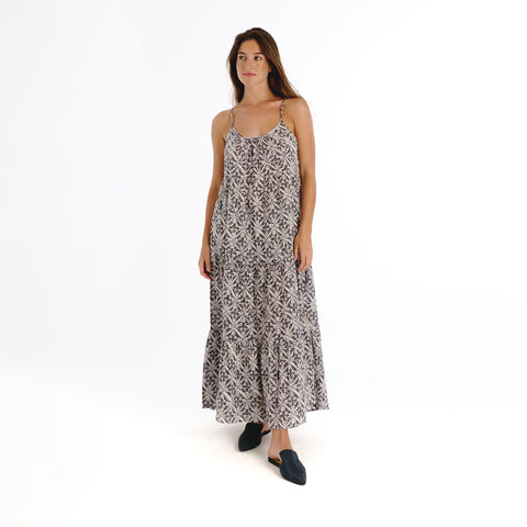 Opalo brown trebol dress