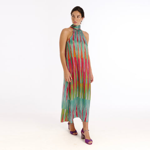 Ossa blue ikat Dress