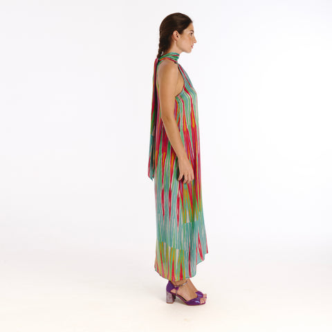 Ossa blue ikat Dress