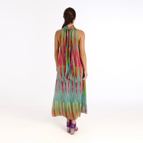 Ossa blue ikat Dress