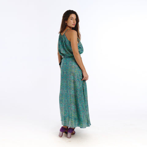 Pia blue devon flower top
