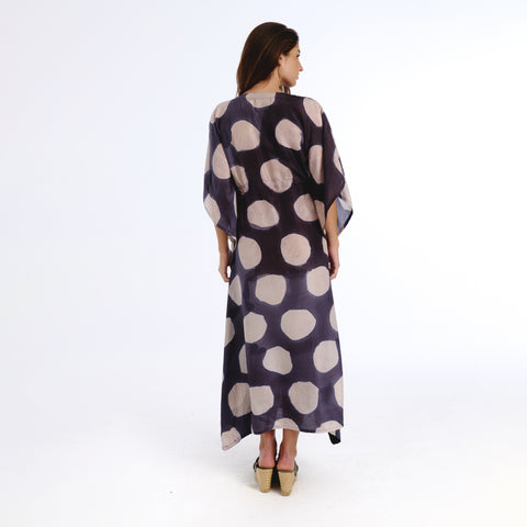 Riko black sun kaftan