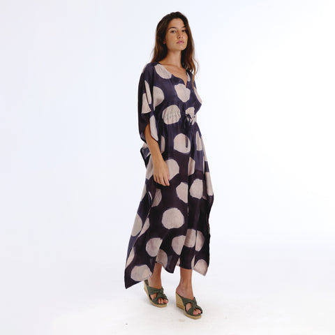 Riko black sun kaftan