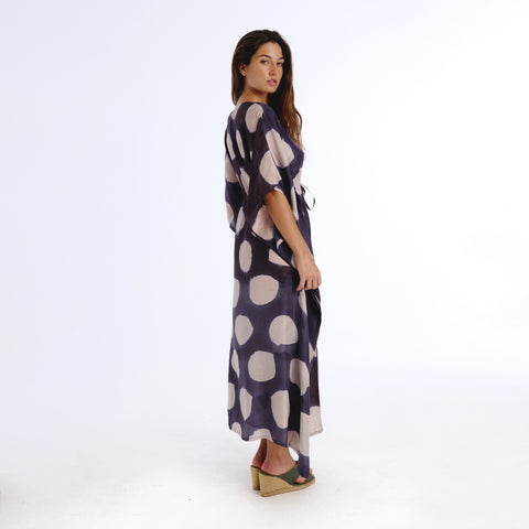 Riko black sun kaftan