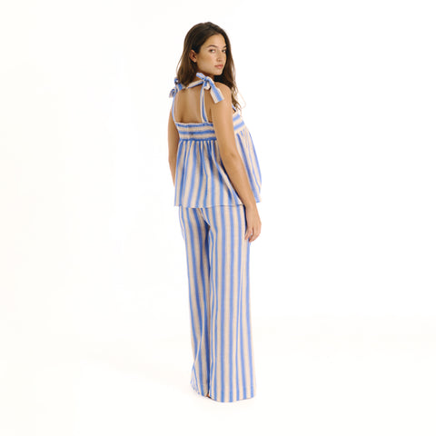 Sofia purple hamptons trouser
