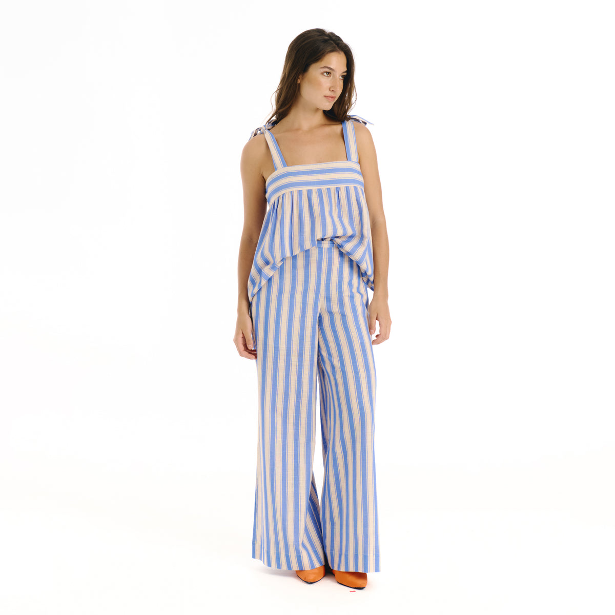Sofia purple hamptons trouser