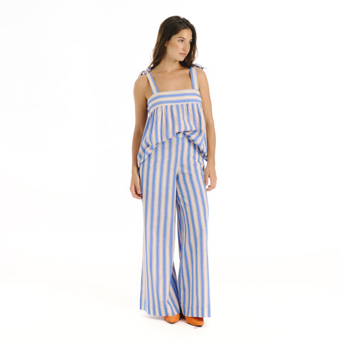 Sofia purple hamptons trouser