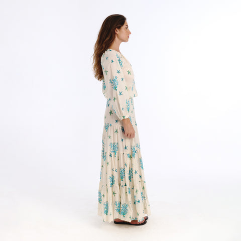 Riva blue sea blouse