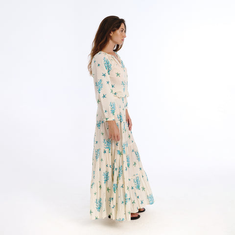 Jaelie blue sea skirt