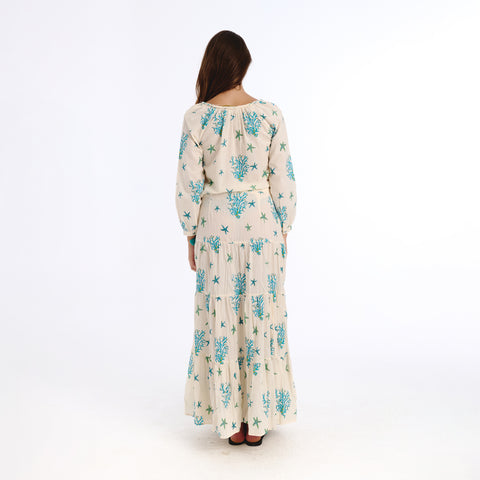 Riva blue sea blouse