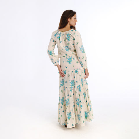 Jaelie blue sea skirt