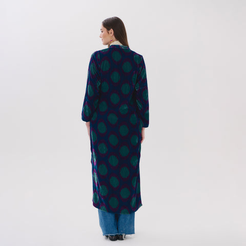 Robin blue medallion Coat