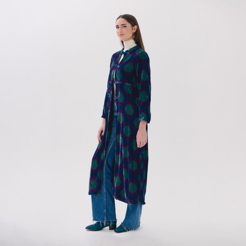 Robin blue medallion Coat