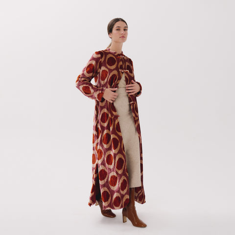 Robin red medallion Coat