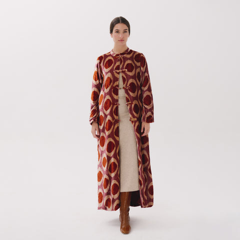 Robin red medallion Coat