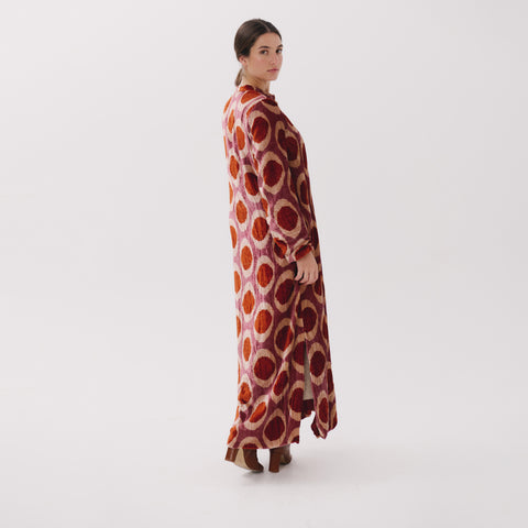 Robin red medallion Coat