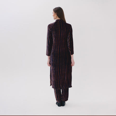 Sakura Brown linear top