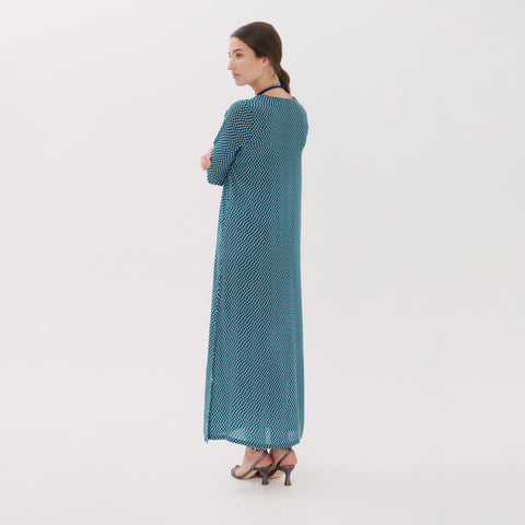 Saphira blue pop dress
