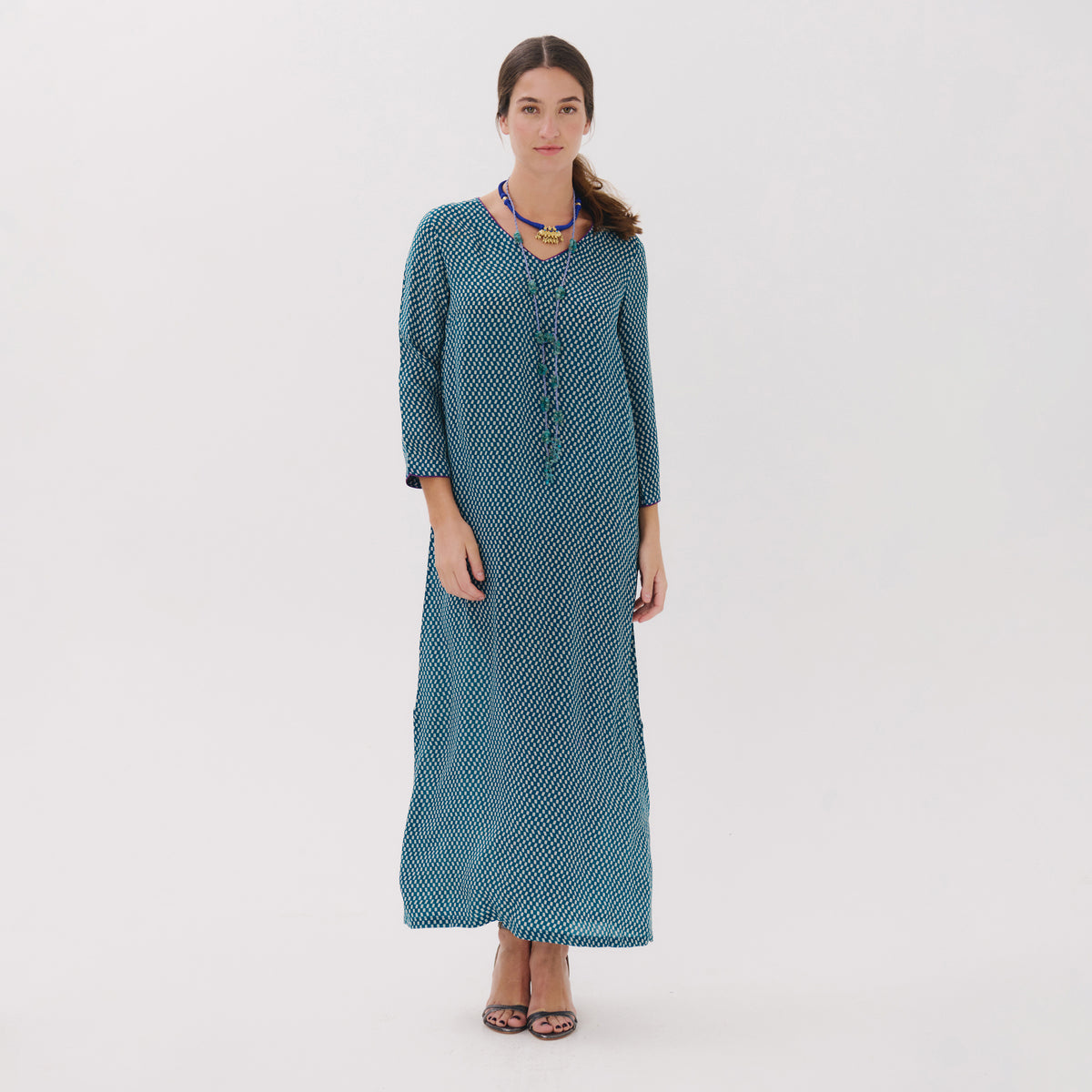 Saphira blue pop dress
