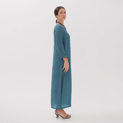 Saphira blue pop dress