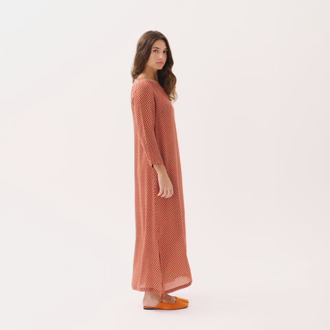 Saphira orange pop dress