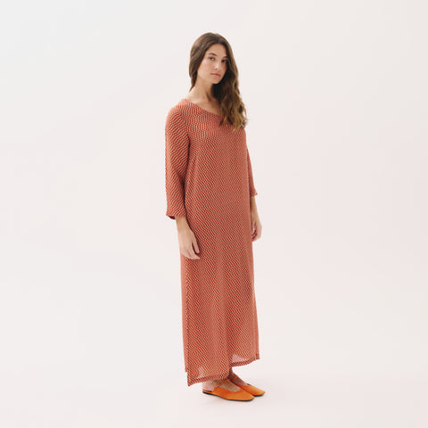 Saphira orange pop dress