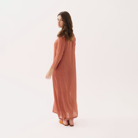 Saphira orange pop dress