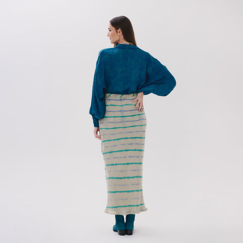 Seraphine blue blur blouse