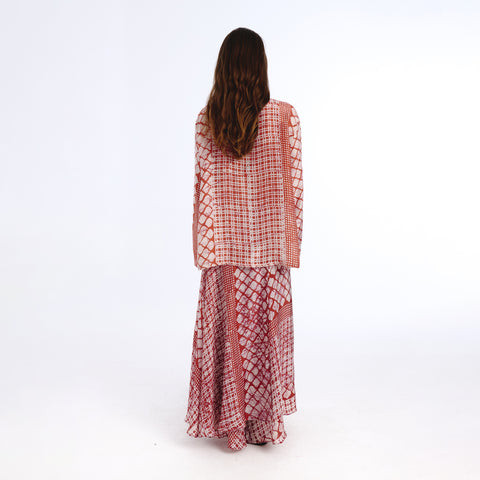 Sira pink batik shrug