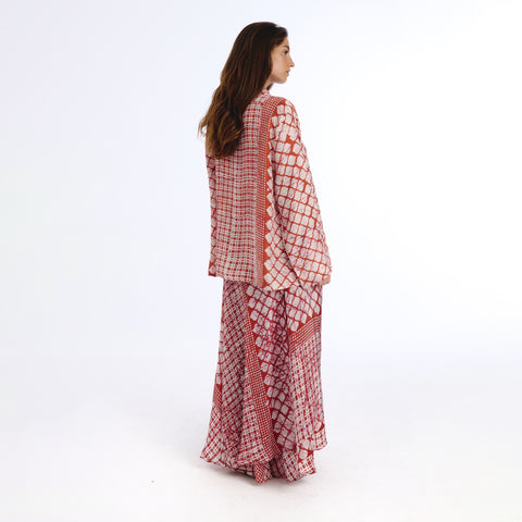 Sira pink batik shrug
