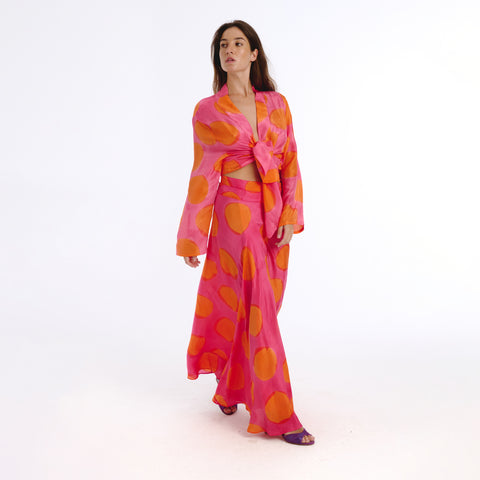 Tima pink sun skirt