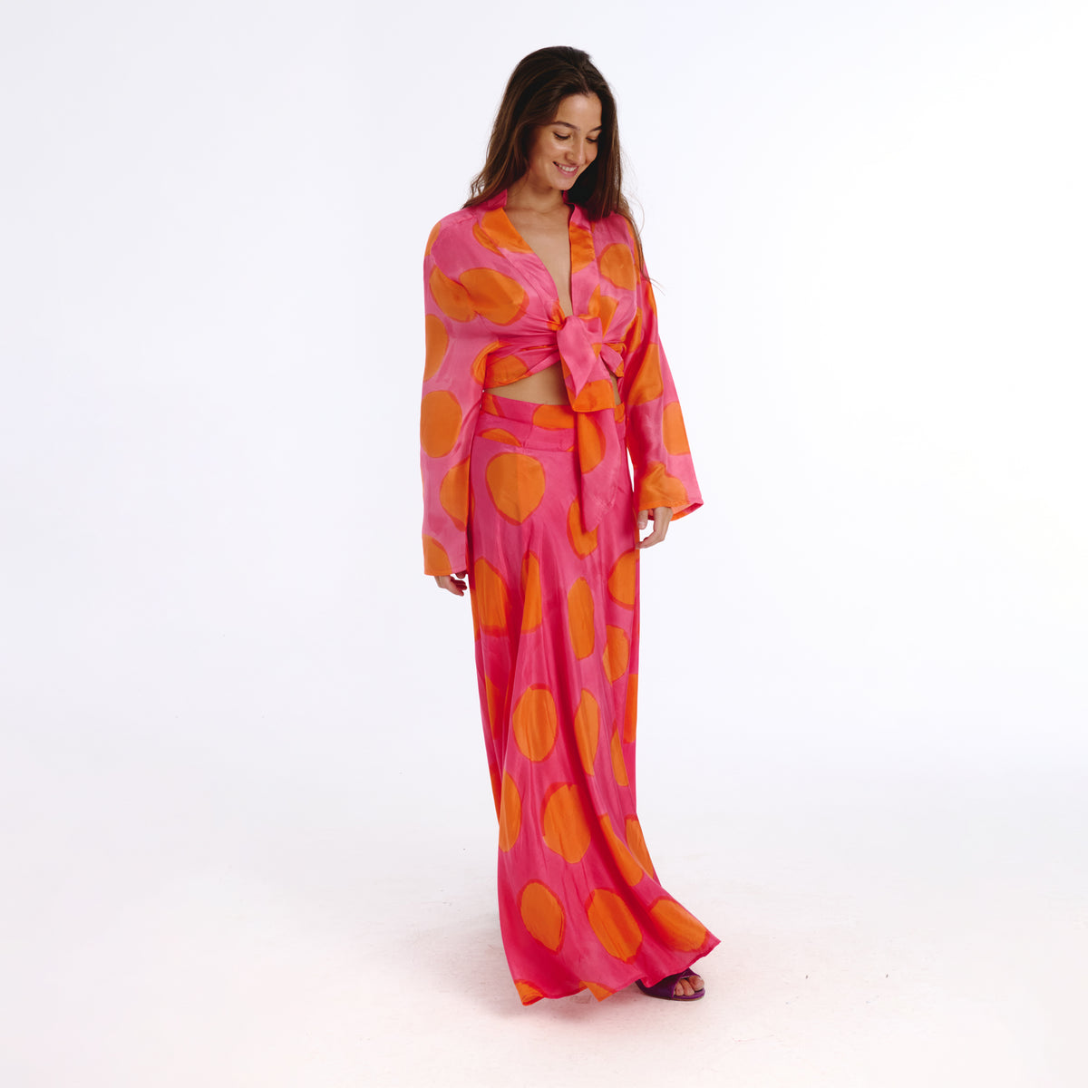 Sira pink sun shrug