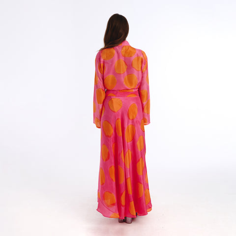 Sira pink sun shrug