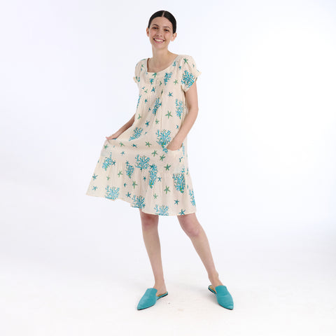 Tessa blue sea dress