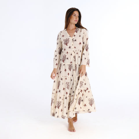 Eira brown sea dress