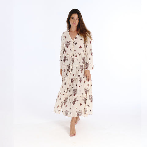 Eira brown sea dress