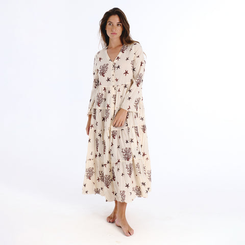 Eira brown sea dress