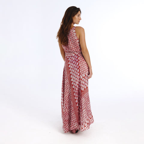 Tinda pink batik top