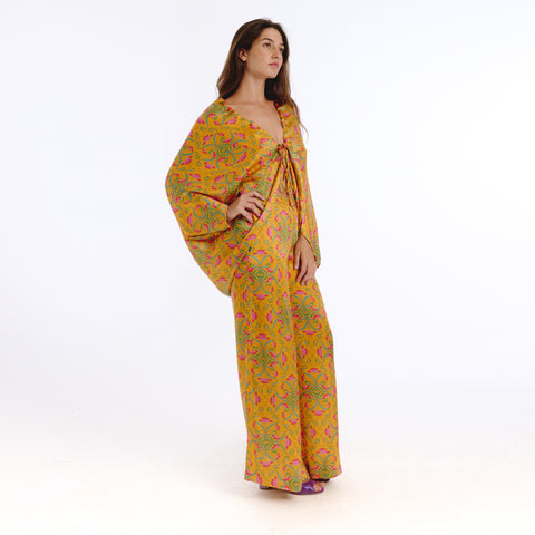 Sofia yellow blanche flower trouser