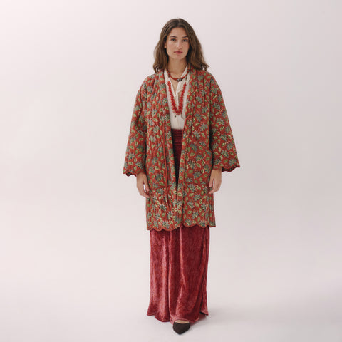 Vera brown queen coat