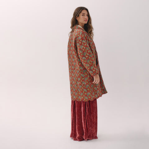 Vera brown queen coat