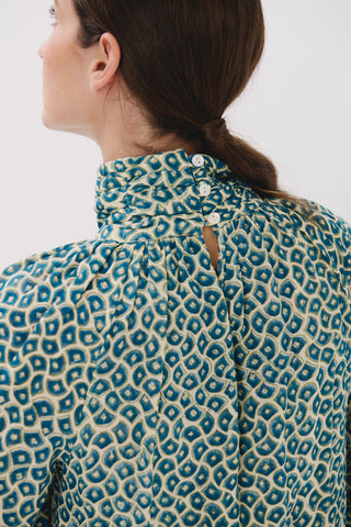Vespara blue zocalo dress